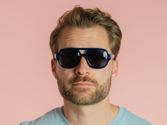 Sunglasses Polarised 'McQueen' Blue