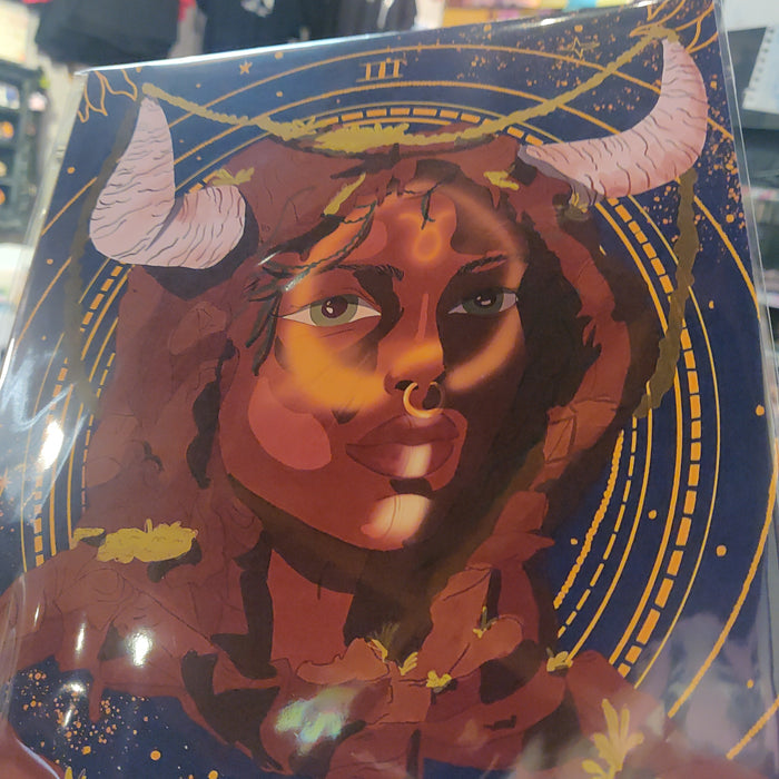 Taurus Zodiac PRINT by JazMakes Studio