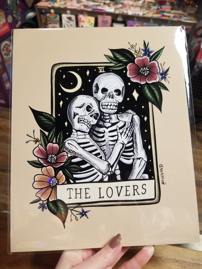 The Lovers Skeleton PRINT