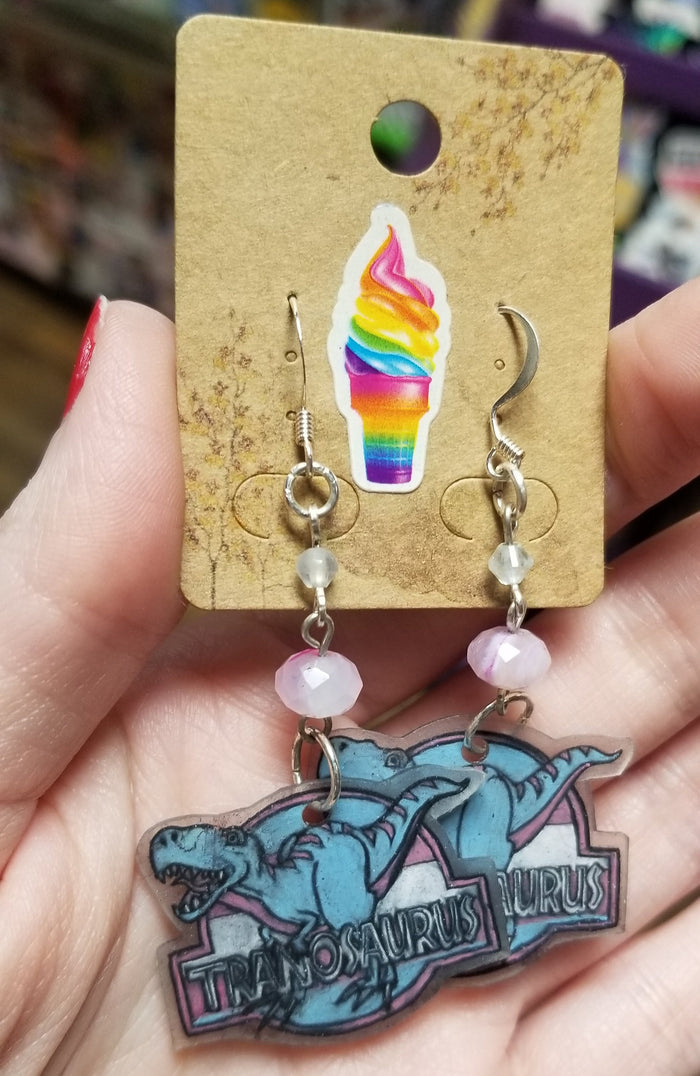 Tranosaurus EARRINGS by ThEm's