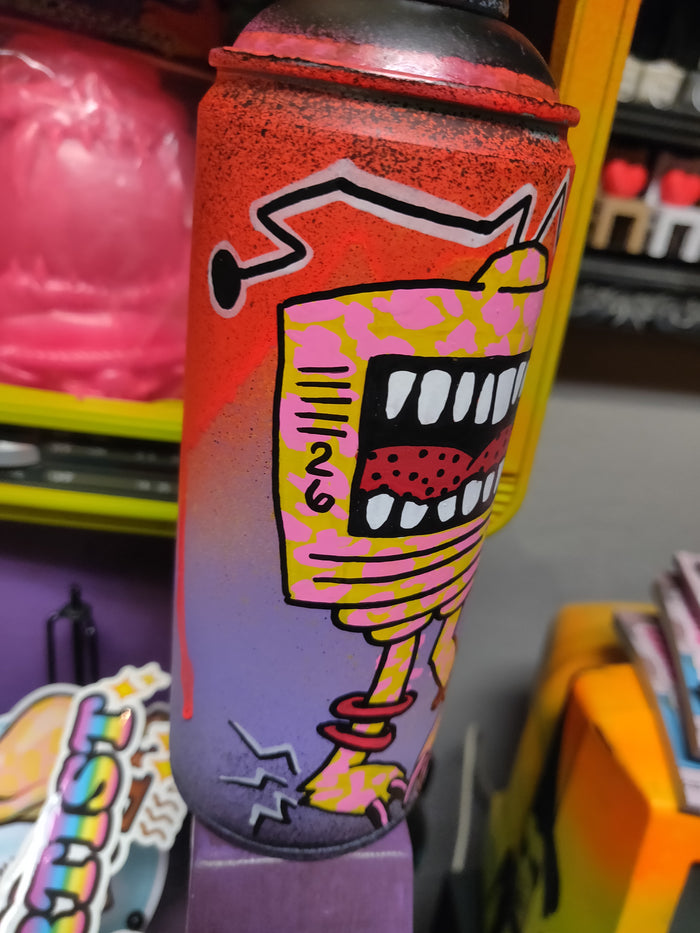 TV Monster Spray Paint Cans by @TapedOffTV