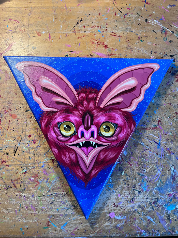 "Up All Night" Bat PAiNTiNG by Sea Of Doom