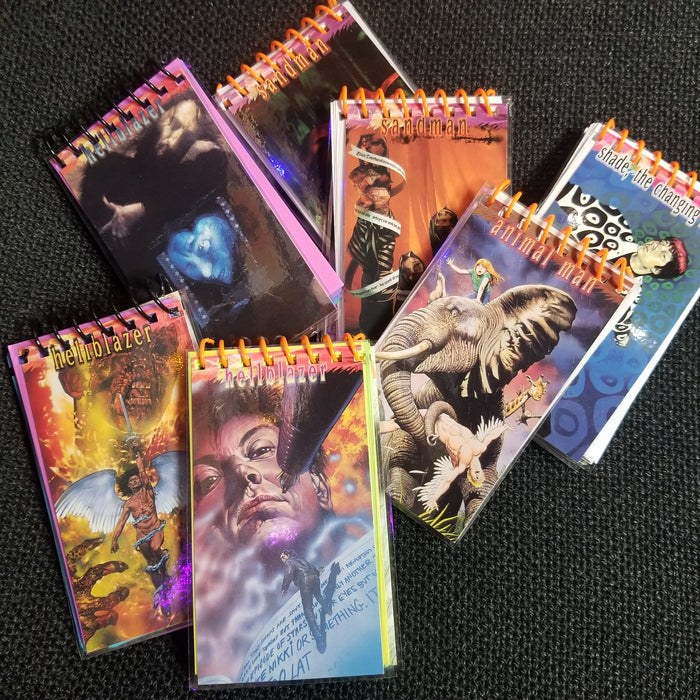 Upcycled Fantasy Mini Trading Card NOTEBOOKs