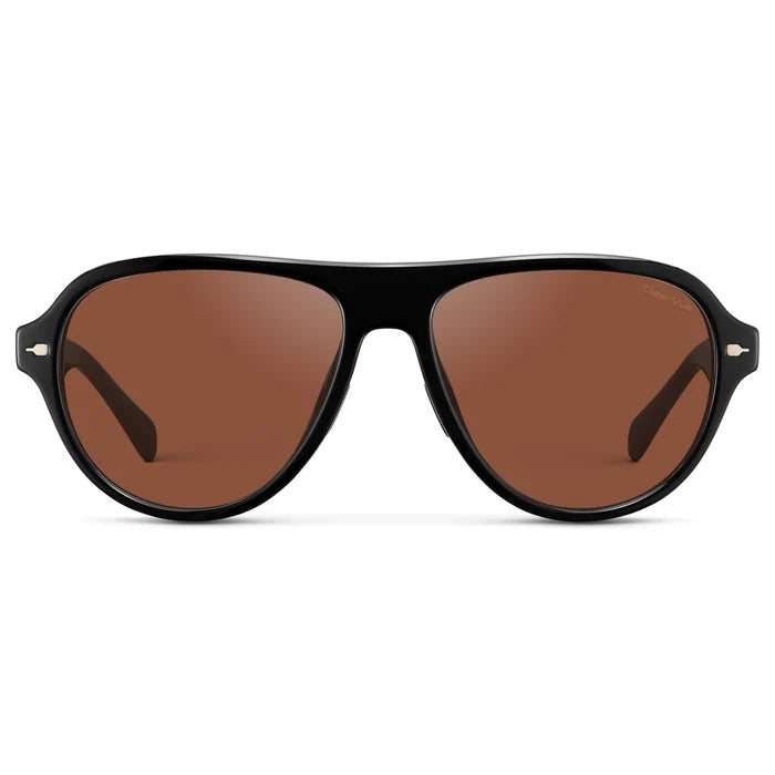 Black / Tinted Red Lens