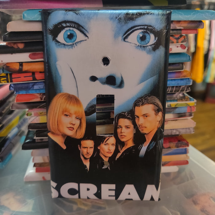 What's Your Favorite Scary Movie? LIGHT SWITCH PLATE