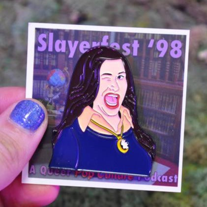 Winking Witch ENAMEL PIN by Slayerfest 98
