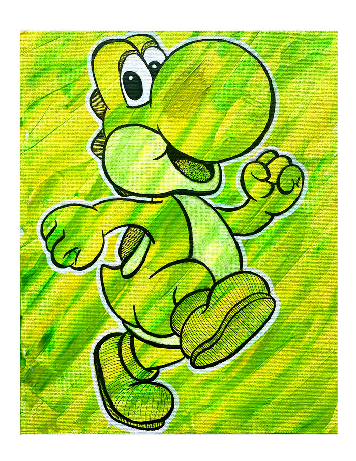 Yo Green Dino PRINT