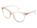 Zero Glasses 'Millie' Transparent Pink