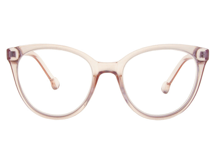 Zero Glasses 'Millie' Transparent Pink